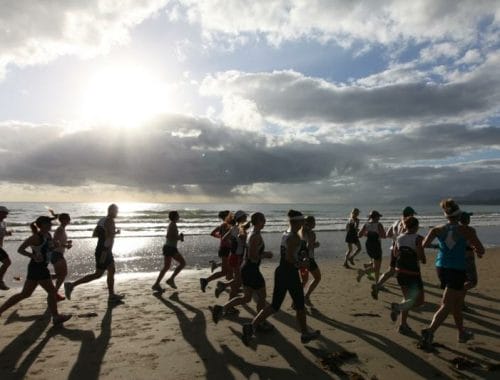 running on the beach - exercises for less injury