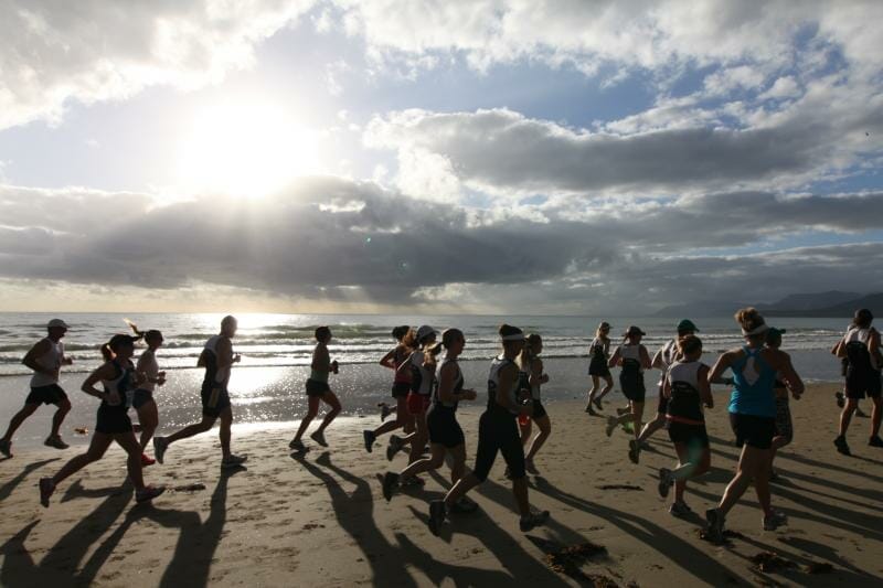running on the beach - exercises for less injury