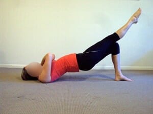 Bridge 1 leg - glute activation, leg strength and core stability. the best exercise for hip stabiltiy, great for runners