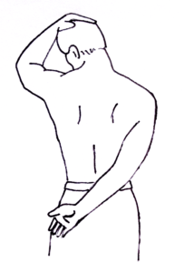 neck stretch for levator scapulae