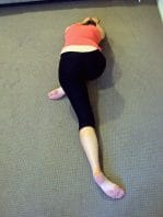 glut and Lat stretch - Hip flexibility
