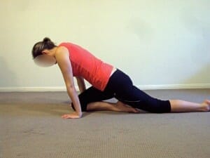 glut and Lat stretch - Hip flexibility