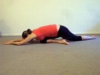 glut and Lat stretch - Hip flexibility