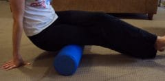 Physio hamstring foam roller release