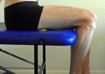 hamstring tight MFR - self muscle release