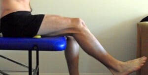 Hamstirng, thigh self myo-fascial release