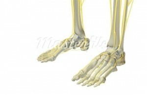 nerve compression in foot causing numbness