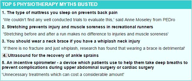 Does physio work, yes but these are myths