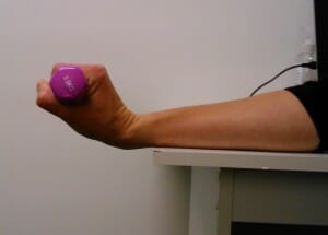 Elbow pain exercise