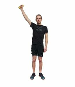 Disco dancer shoulder rehab exercise