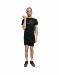 Overhead rotational press