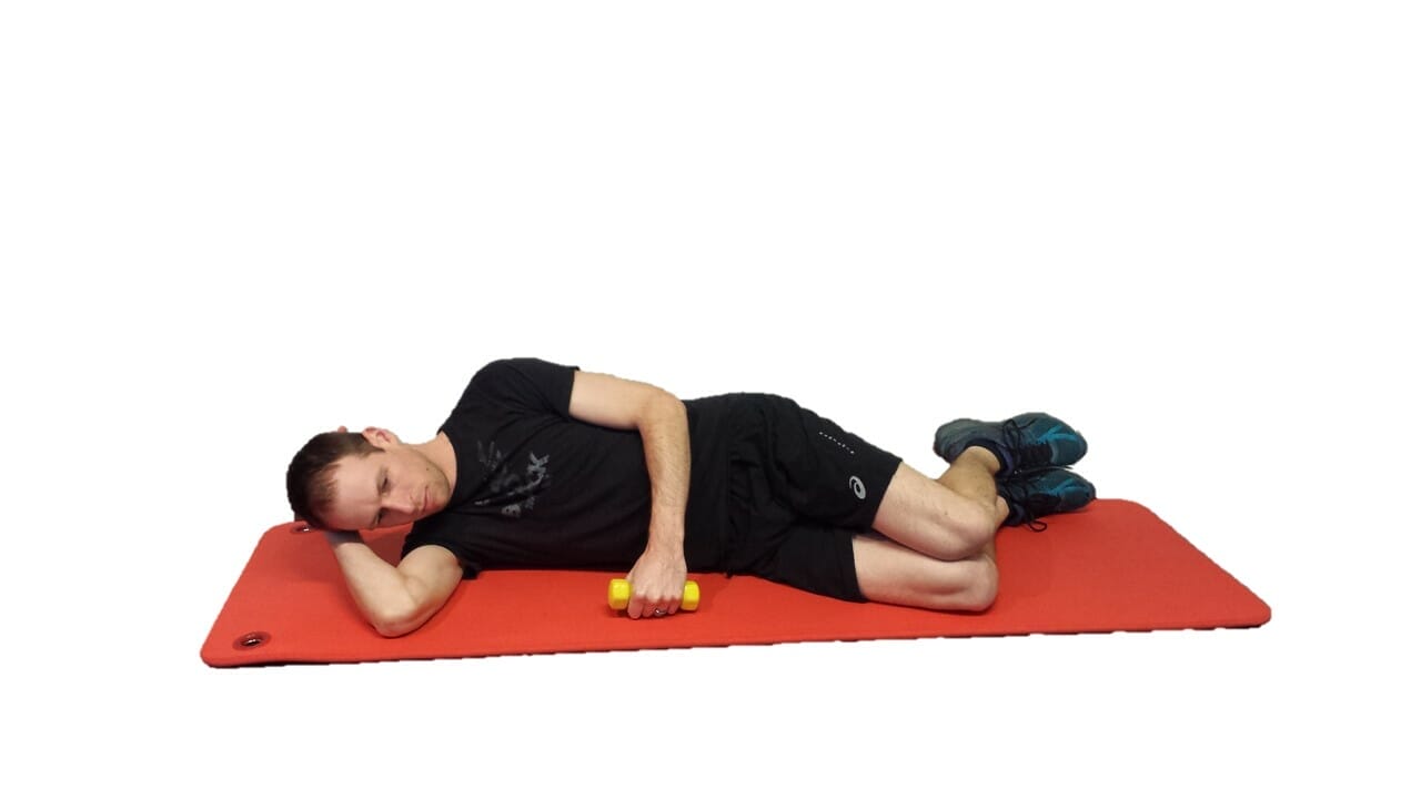 Rotator cuff rehab external rotation - shoulder bursitis exercises