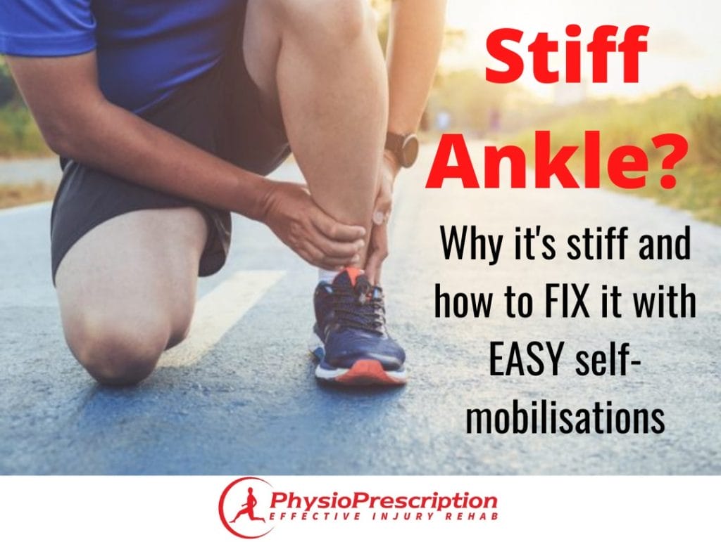 Stiff ankle stretch mobilisation
